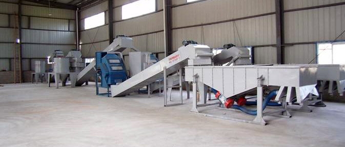 石英砂（shā）生產線現場實際應用展示