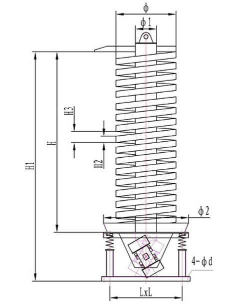 垂直（zhí）振動提升機圖紙