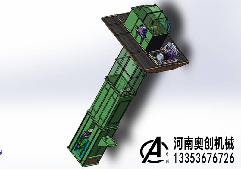 TB500板鏈提升機3D模（mó）型圖紙