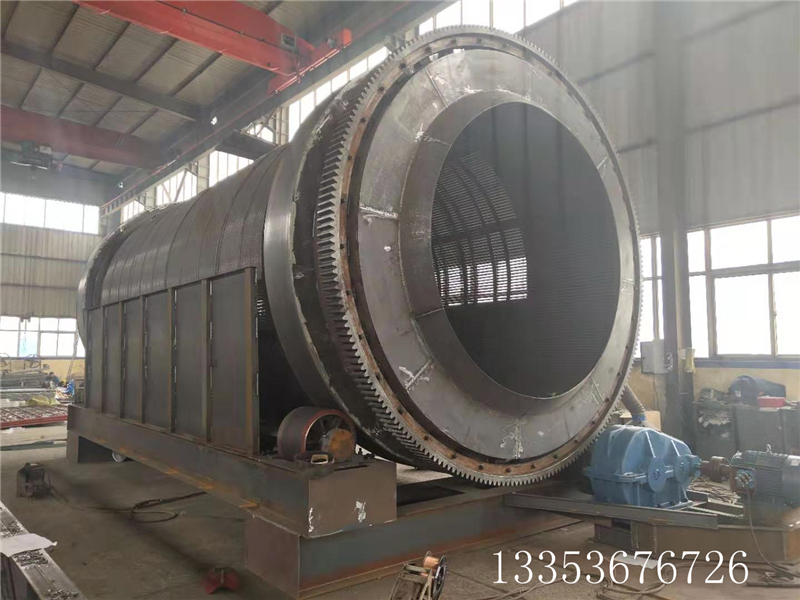 大型碎煤分級專用籠式無軸滾（gǔn）筒篩分機工作原理及特點簡介