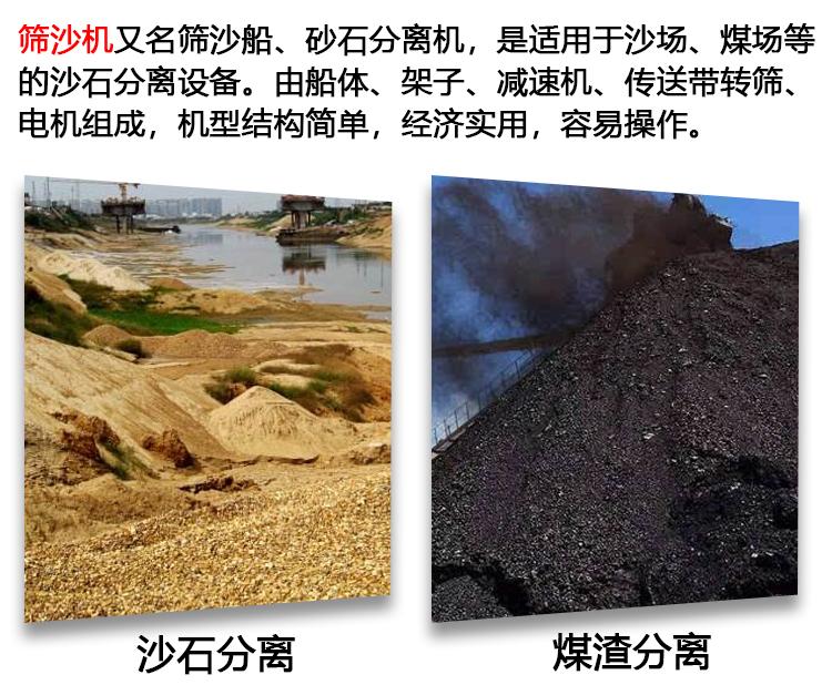 滾筒篩沙（shā）機的應用（yòng）