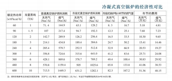 91视频亚洲冷凝式燃（rán）氣真空熱水鍋爐經濟對比