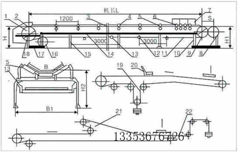 皮（pí）帶輸送機圖紙